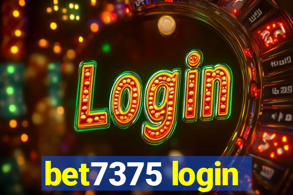 bet7375 login